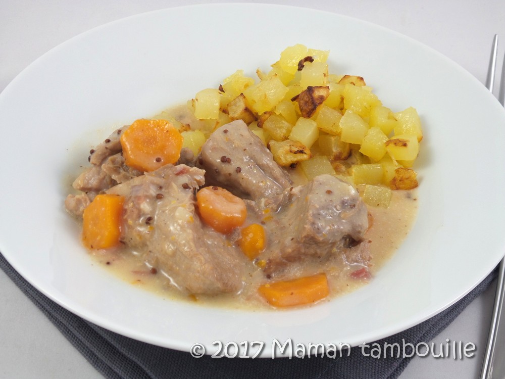 Sauté de porc à la moutarde à l'ancienne Maman Tambouille