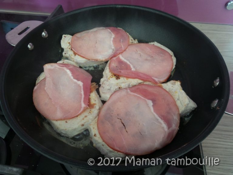 Côtes de porc moutarde et cheddar Maman Tambouille