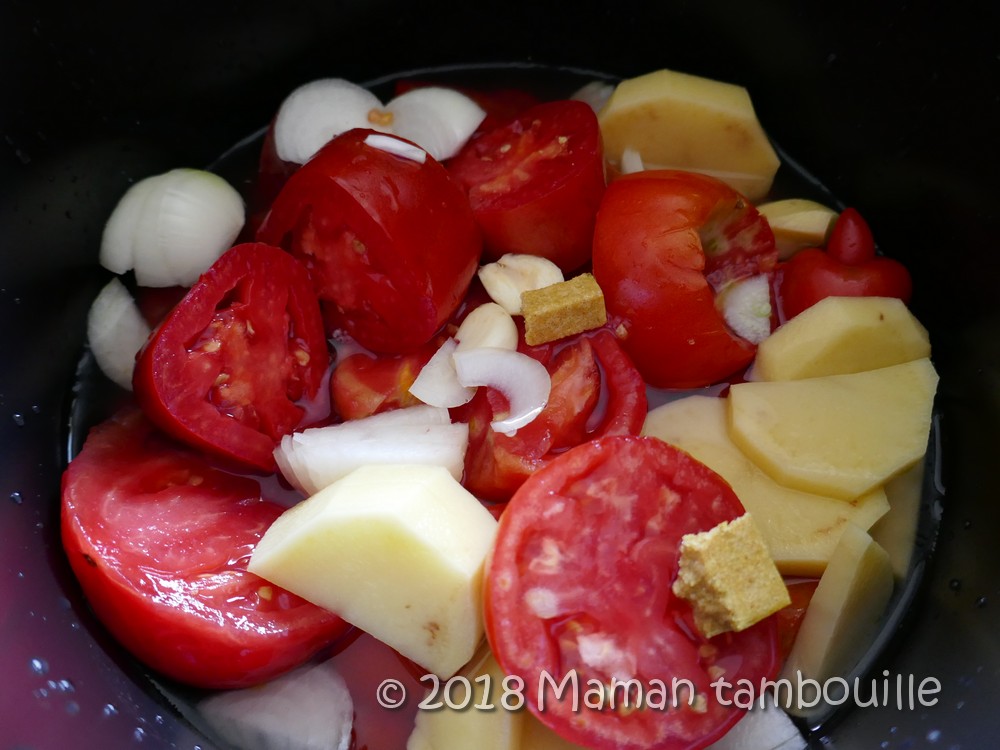 Soupe de tomate {Cookeo} Maman Tambouille