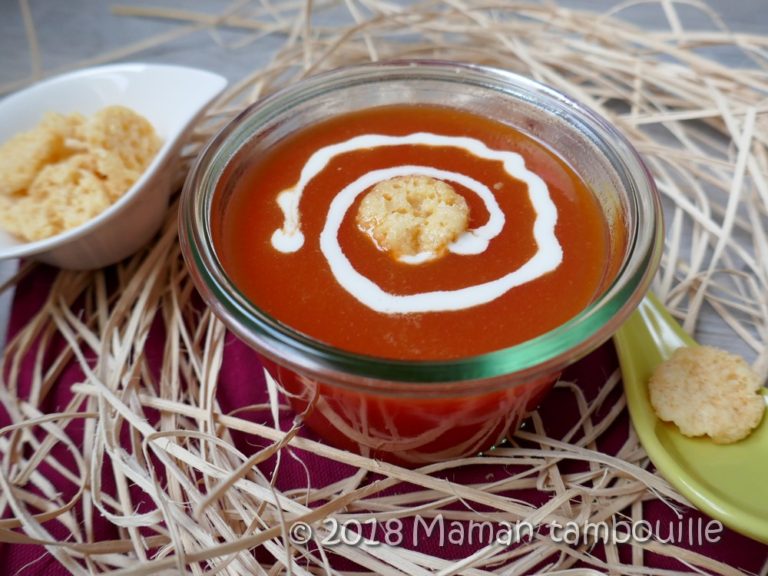 Soupe de tomate {Cookeo} Maman Tambouille