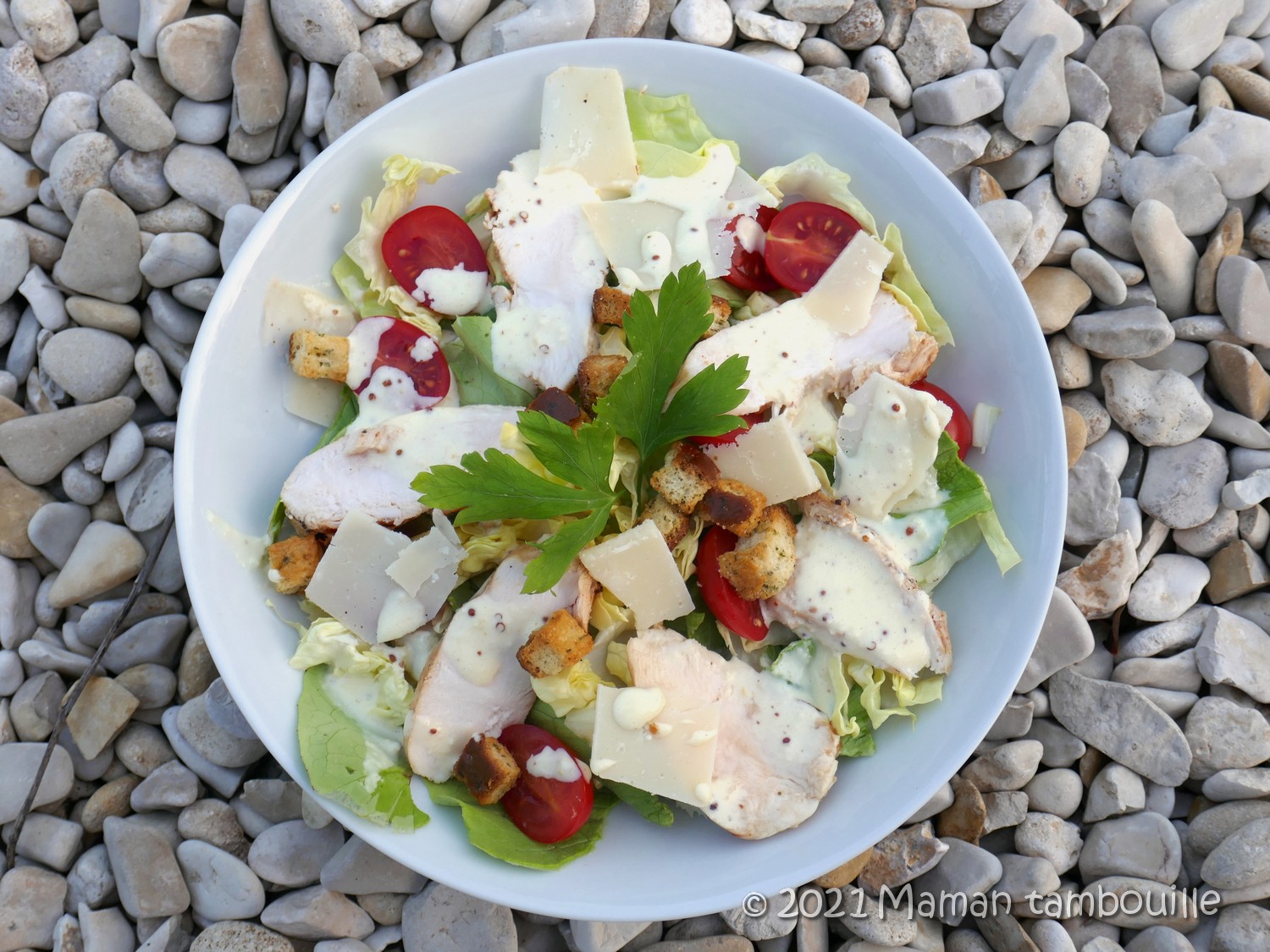 Salade Caesar Et Sa Sauce Extra Maman Tambouille