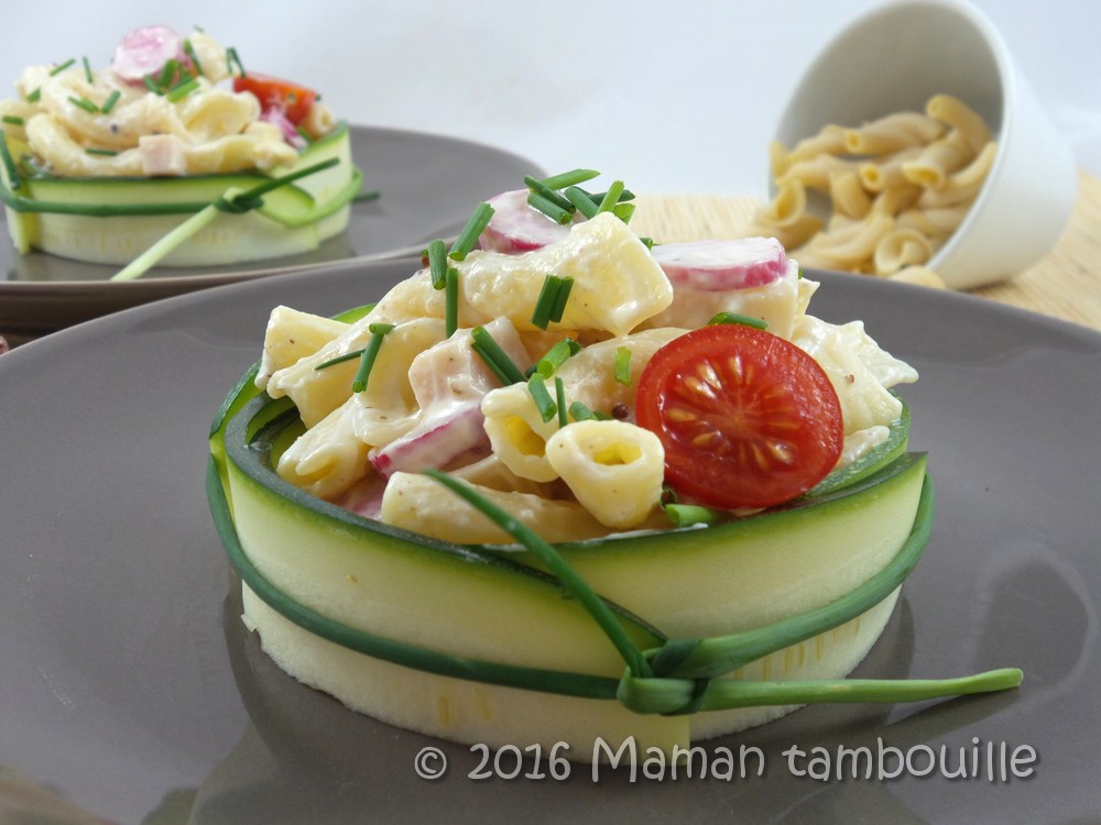 Salade de pâtes au hachoir