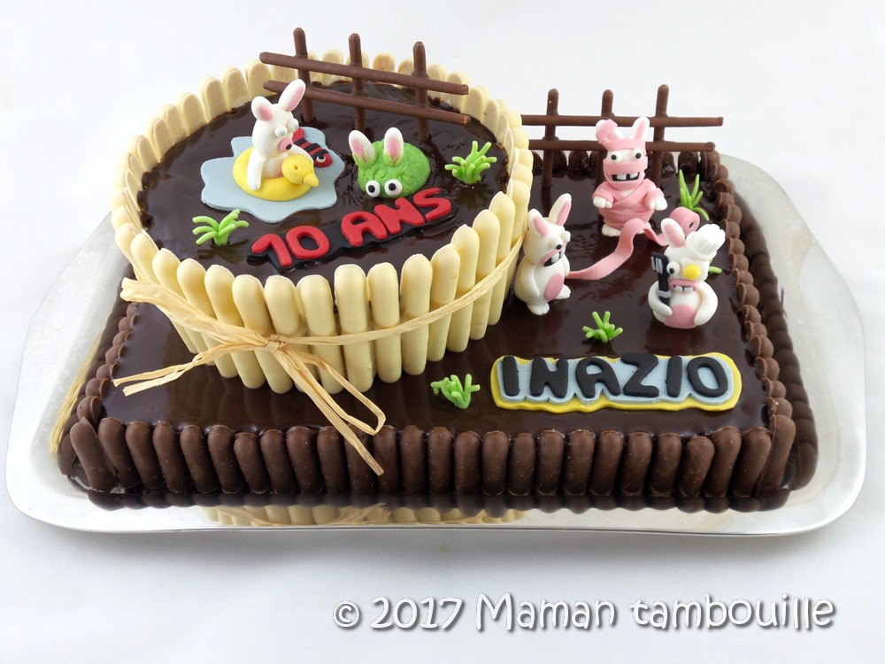 Gâteau lapin pour les 2 ans - Mes gâteaux Délices déco