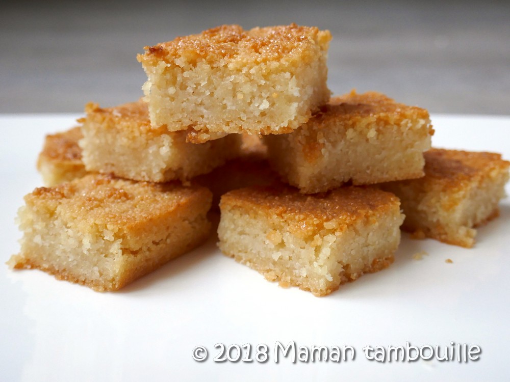 Carres De Semoule A La Fleur D Oranger Maman Tambouille