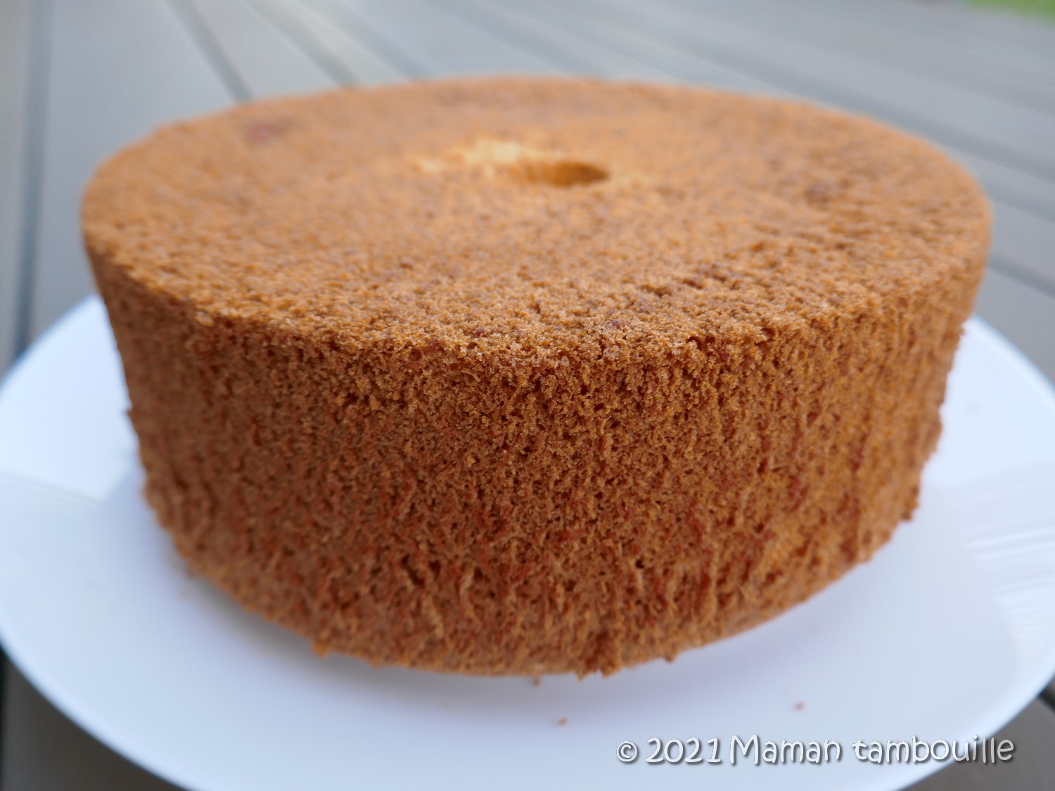 Chiffon cake {avec astuce sans moule à chiffon cake} Maman Tambouille !