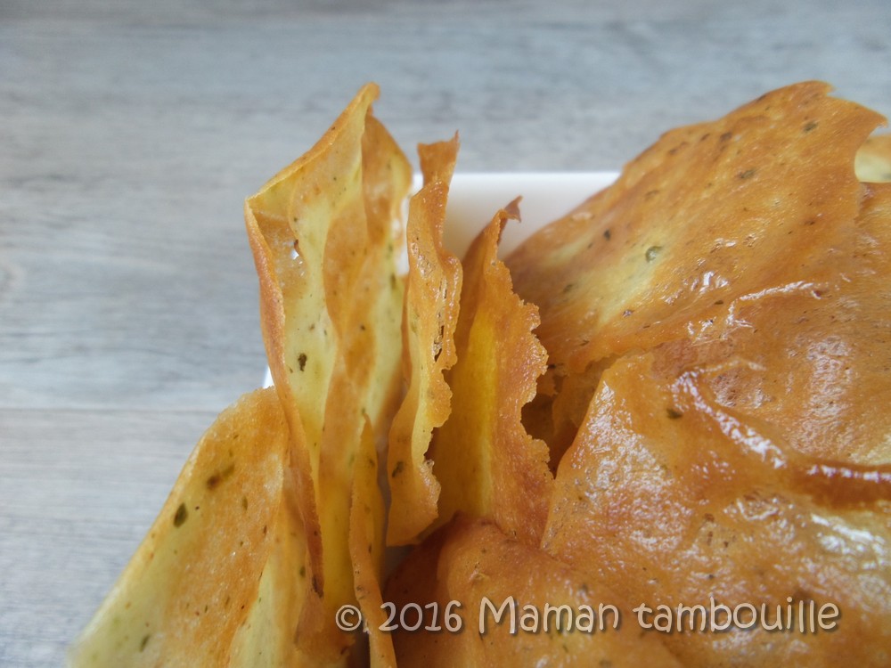 Ma cuisine au fil de mes idées: Chips de blancs d'oeufs aux épices