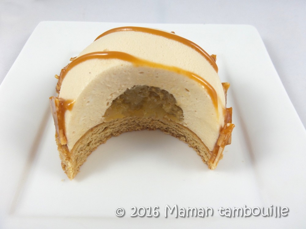 Entremet Caramel Biscuit Speculoos Et Insert De Pommes Maman Tambouille