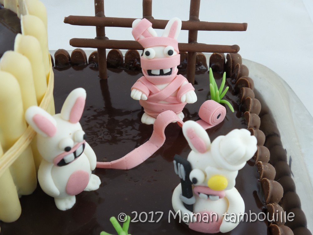 Gateau D Anniversaire Lapins Cretins Maman Tambouille