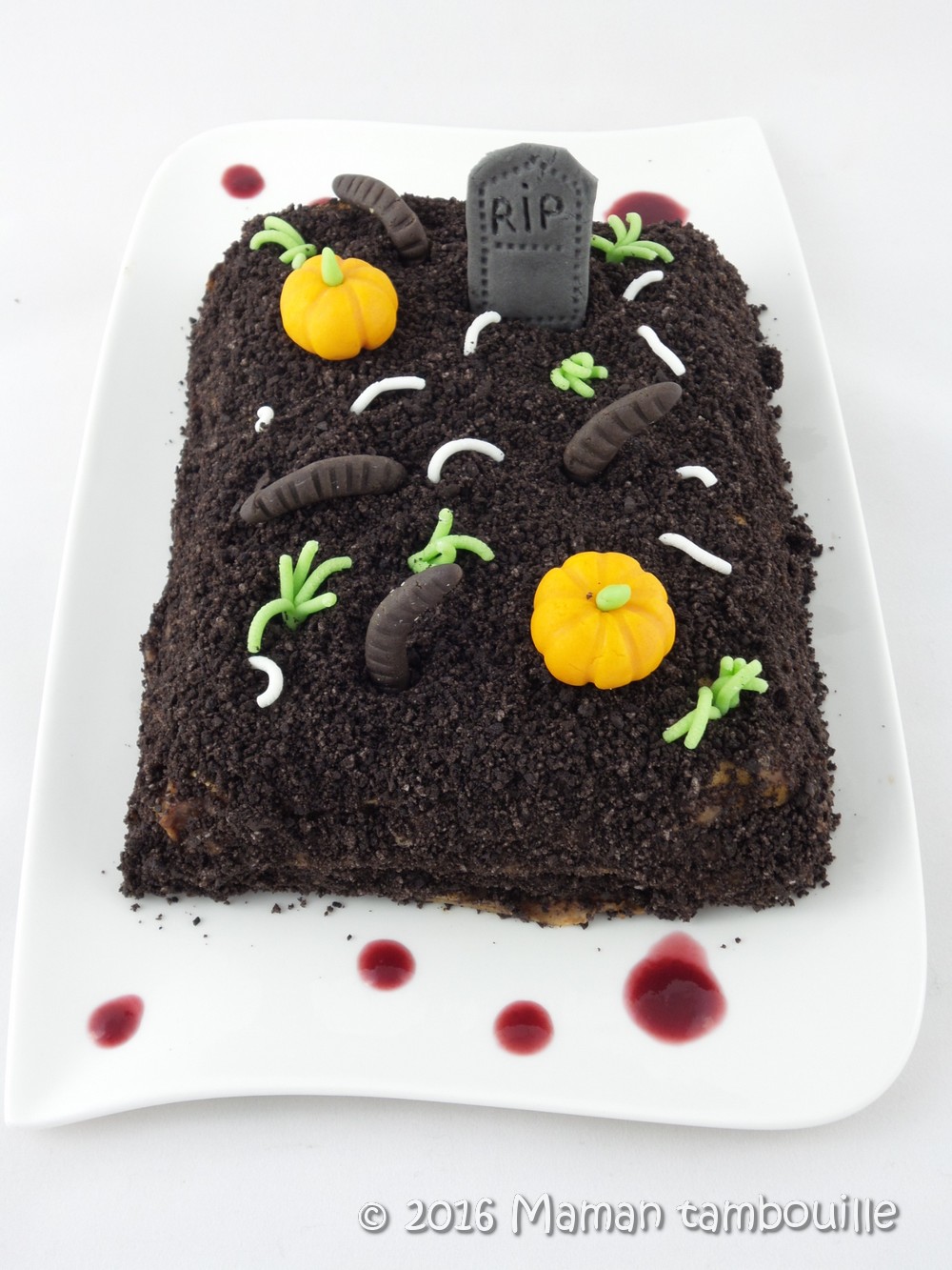 Gateau De Crepes Cimetiere D Halloween Maman Tambouille