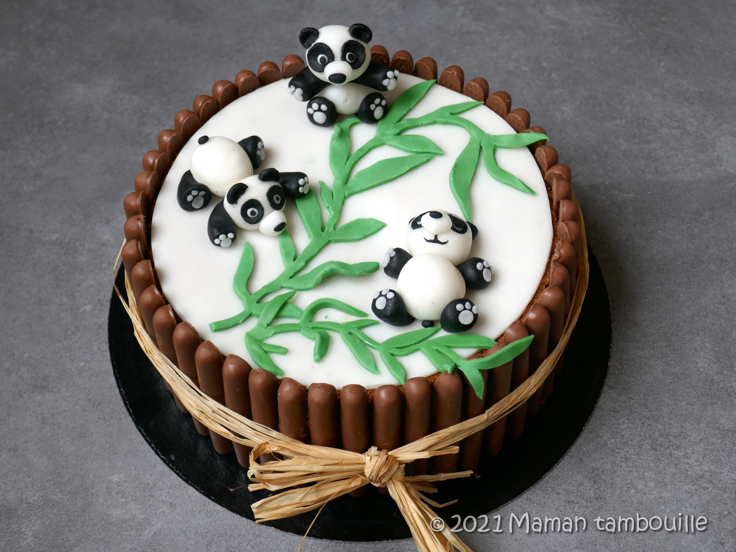 Gateau Panda Maman Tambouille