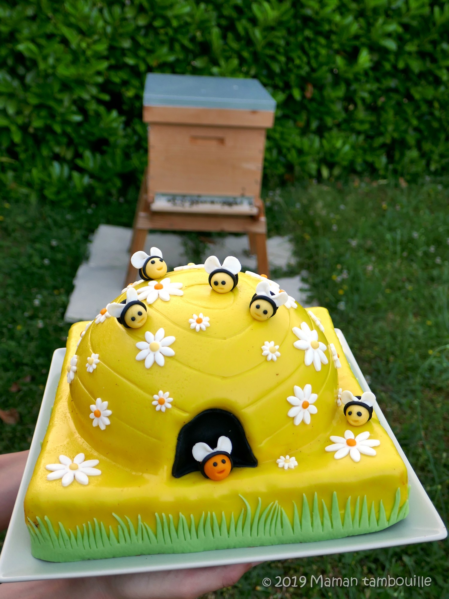 Gateau Ruche Et Ses Abeilles Maman Tambouille