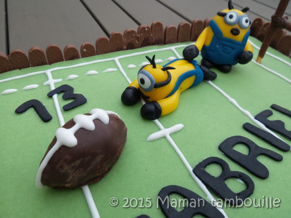 Gateau Rugby Des Minions Maman Tambouille