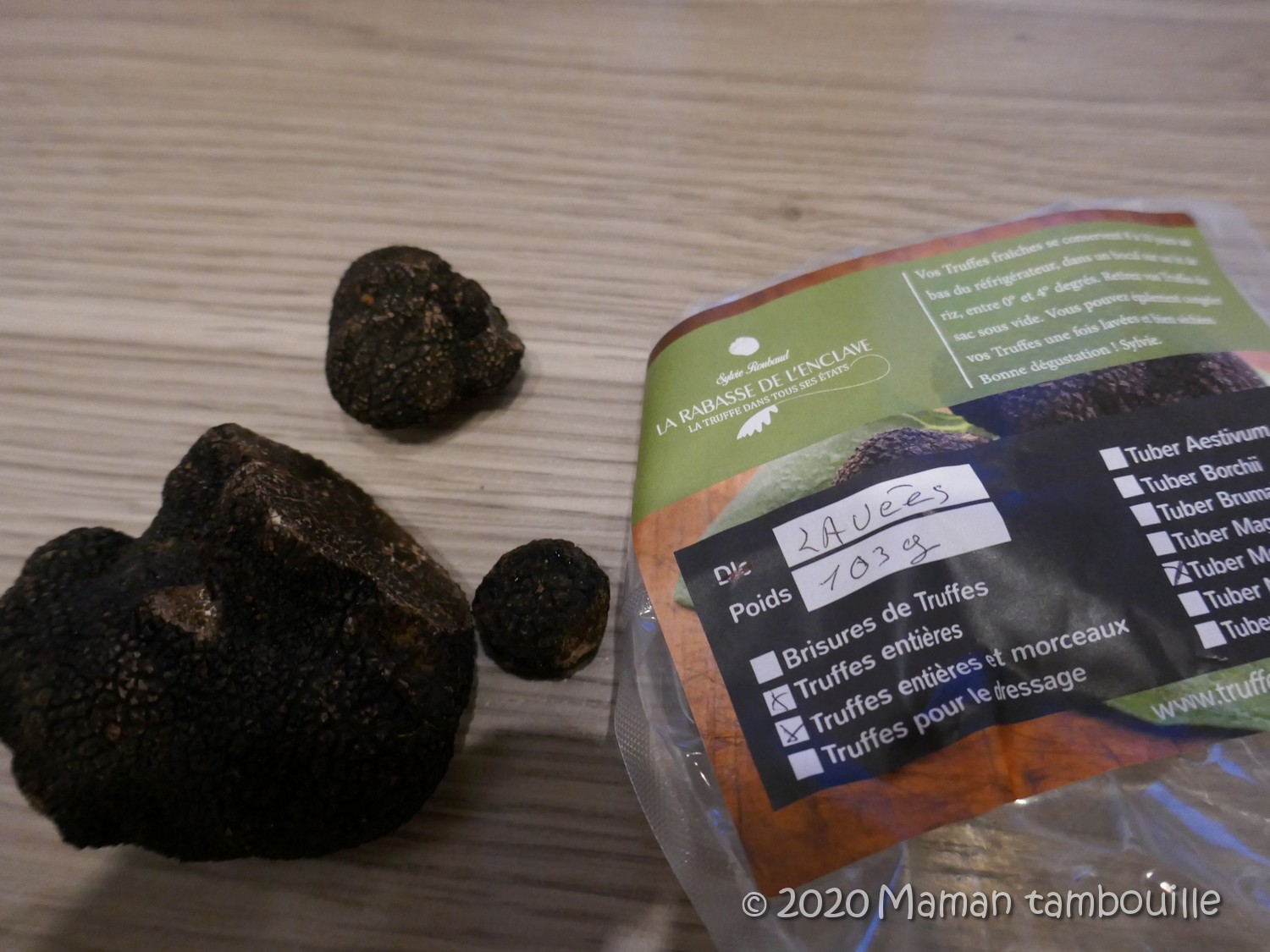 Truffes Noires Fraîches - La Rabasse de l'Enclave