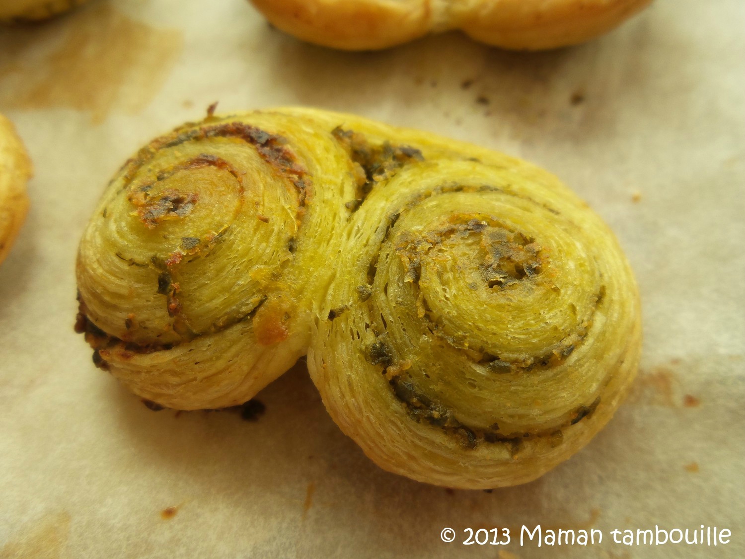 Read more about the article Palmiers au pesto