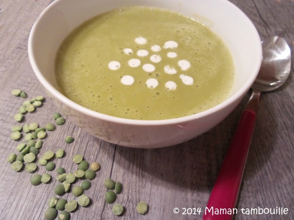 Soupe de pois cassés Maman Tambouille