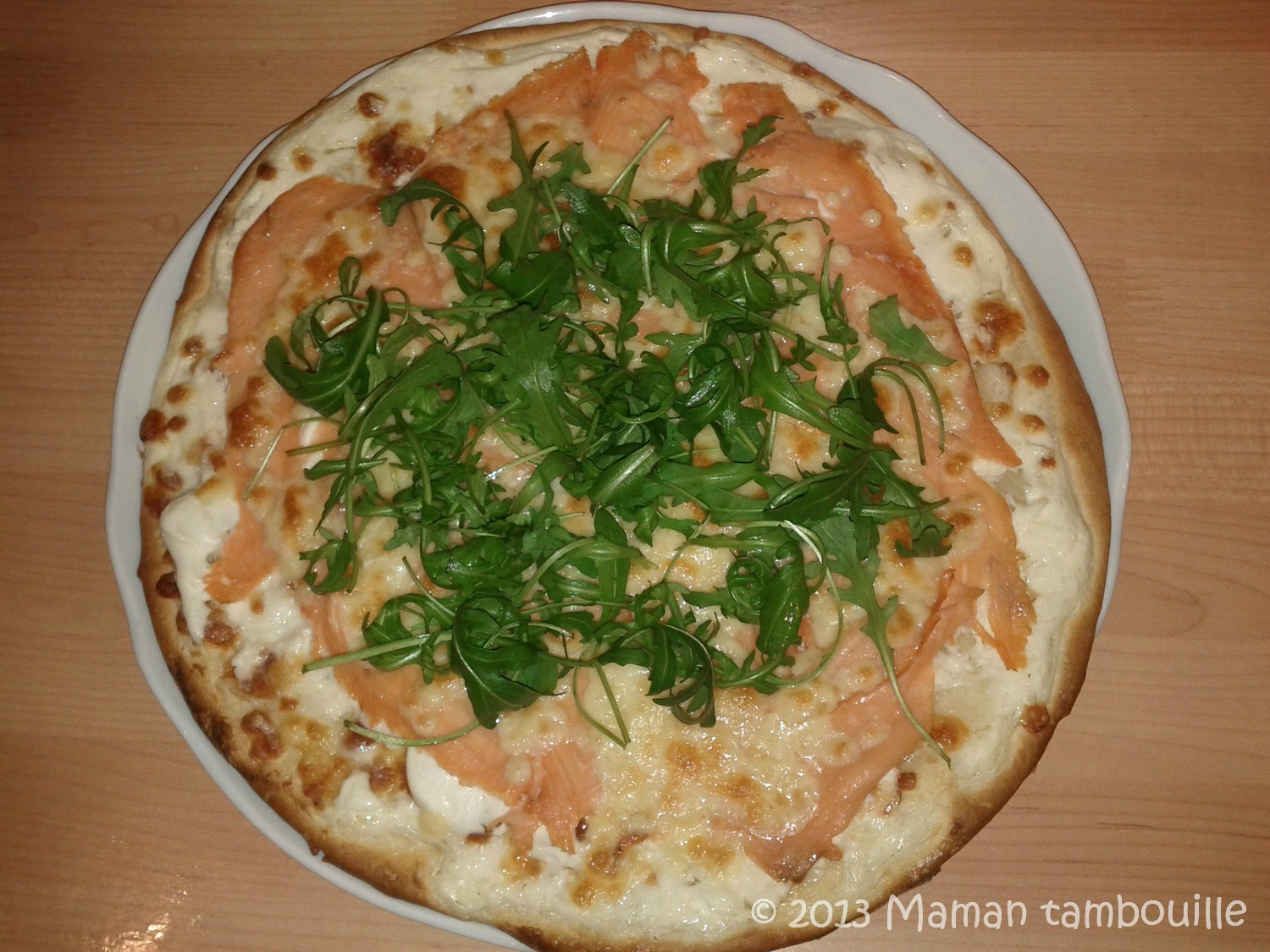 You are currently viewing Pizza au saumon fumé