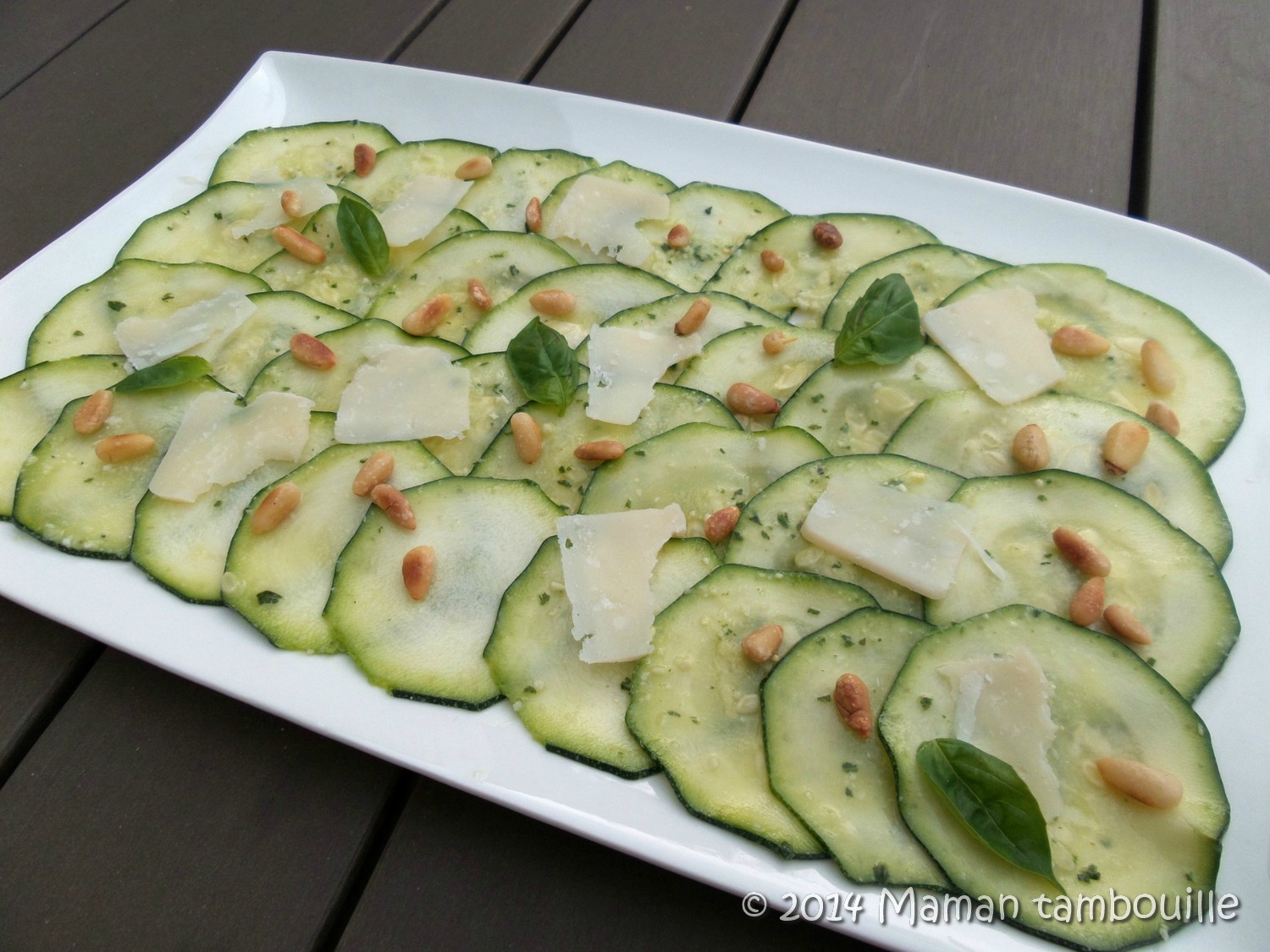 You are currently viewing Carpaccio de courgettes
