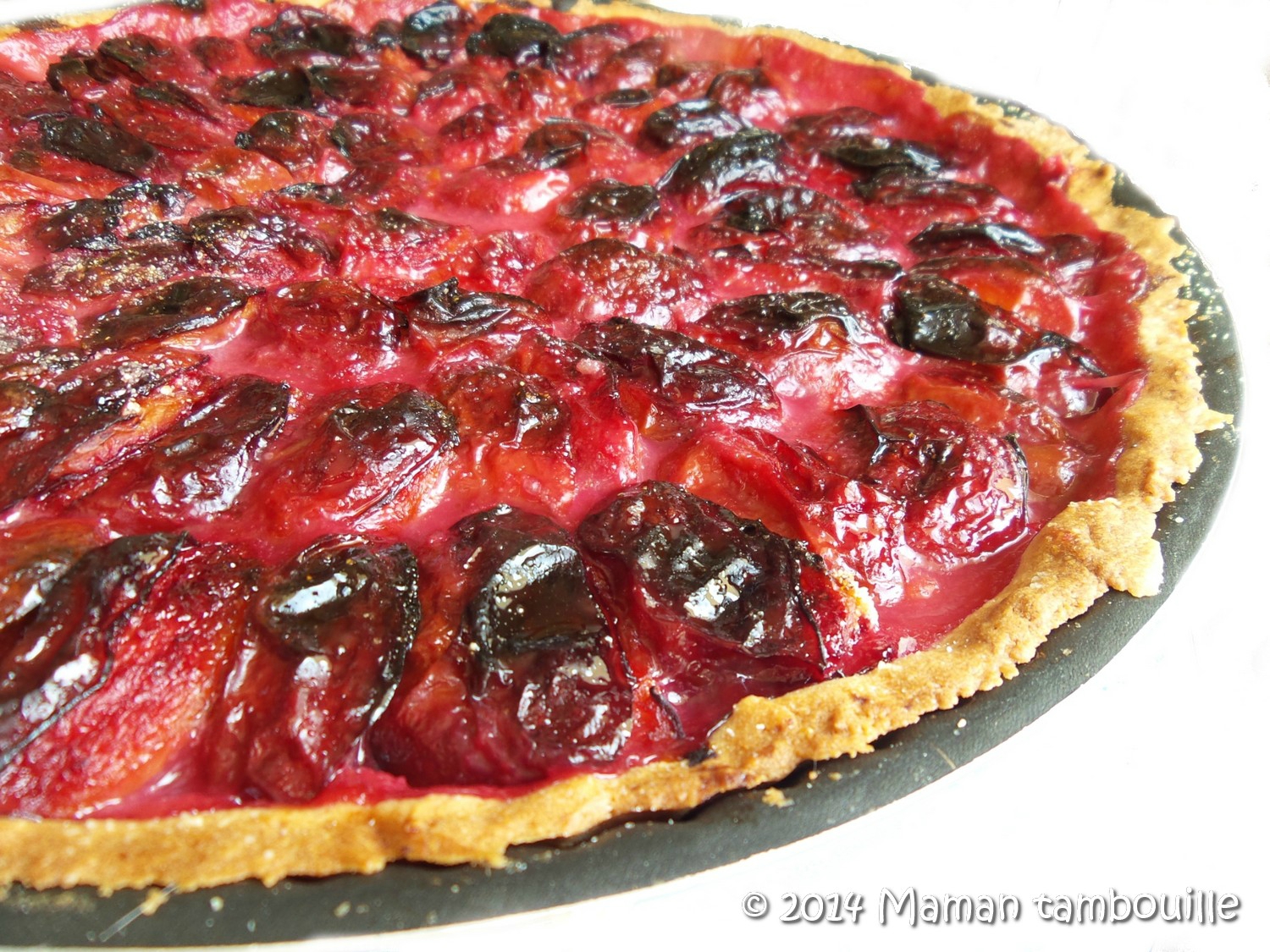 You are currently viewing Tarte aux prunes
