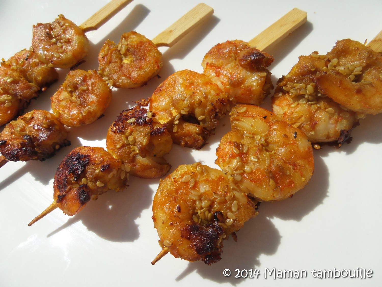 You are currently viewing Brochettes de crevettes asiatiques