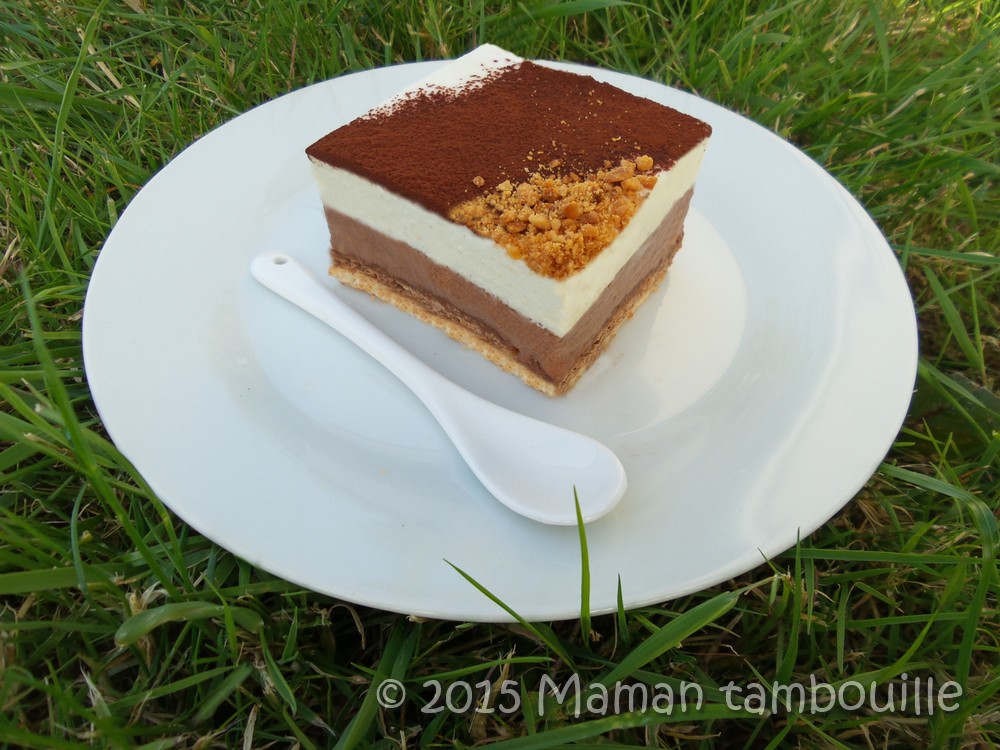 Read more about the article Entremet chocolat caramel nougat