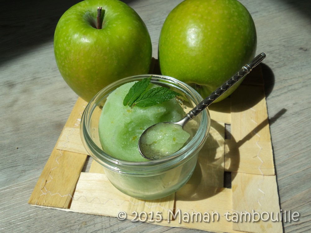 You are currently viewing Sorbet à la pomme verte