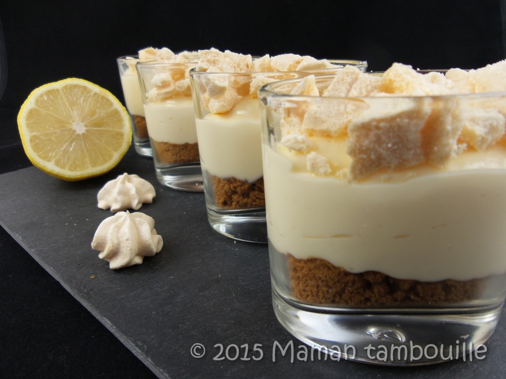 Read more about the article Verrine citron speculoos