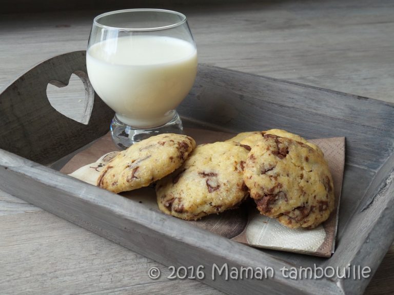 Lire la suite à propos de l’article Cookies chocolat au lait