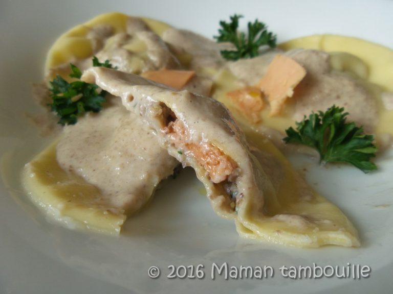 Lire la suite à propos de l’article Ravioles de foie gras aux cèpes