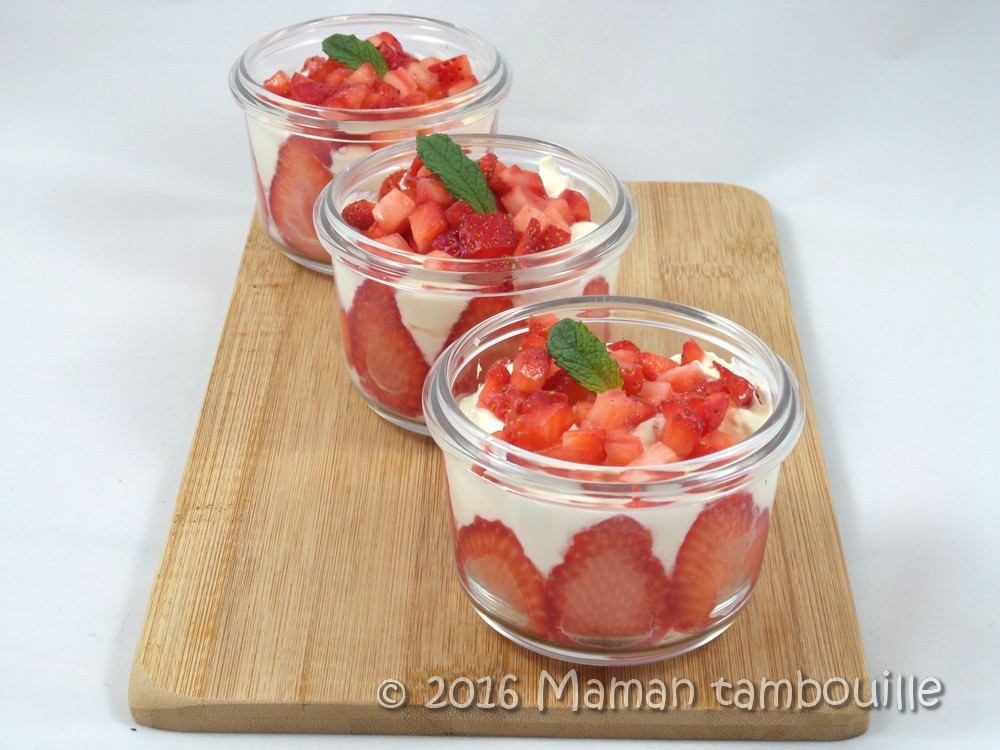 Verrine De Fraises Au Mascarpone Maman Tambouille