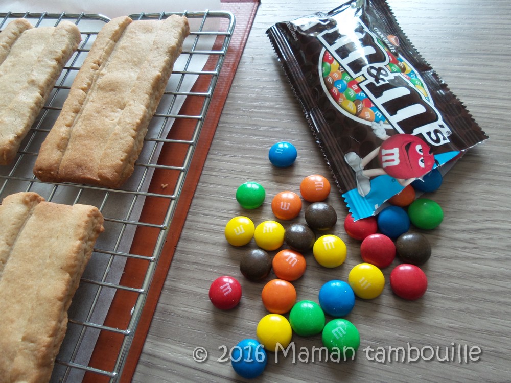Biscuits aux m&m's maison Maman Tambouille