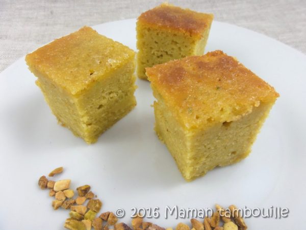 Gâteau Ricotta Pistache Saveur Baklawa Maman Tambouille