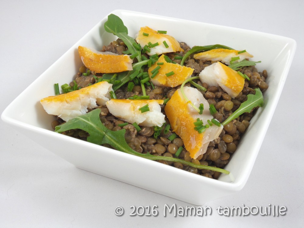 Read more about the article Salade de lentilles au haddock