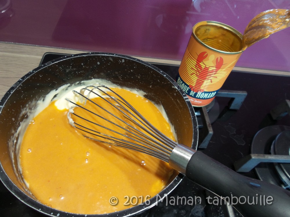 Œufs durs à la bisque de homard Maman Tambouille