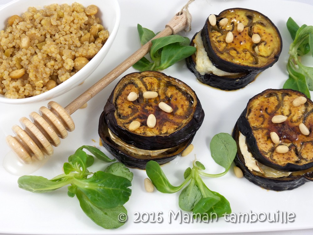 You are currently viewing Aubergines au chèvre et miel