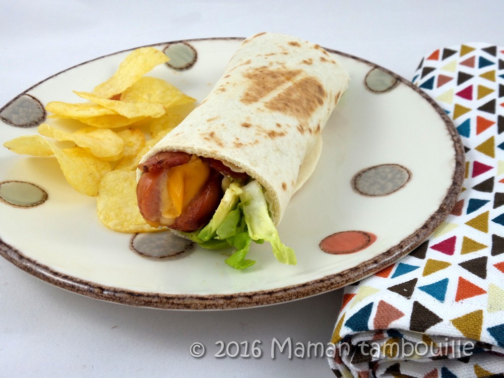 Hot dog tortilla Maman Tambouille