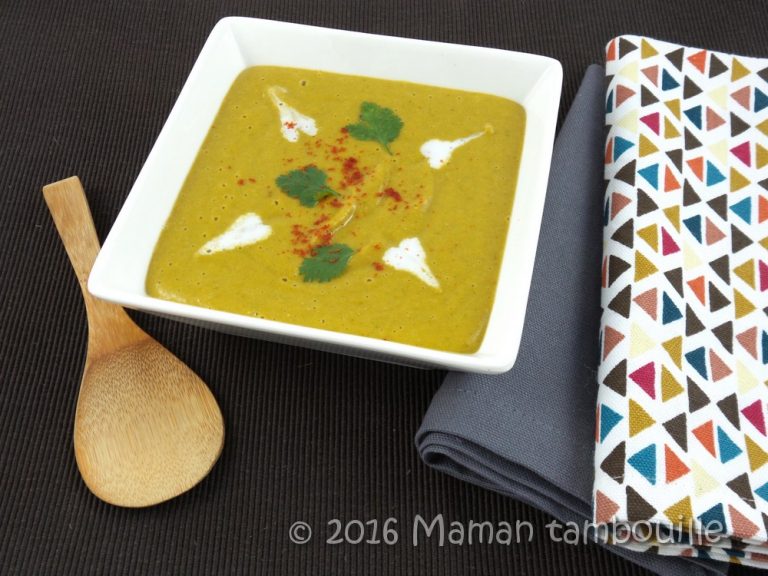 Soupe de lentilles corail et lait de coco Maman Tambouille