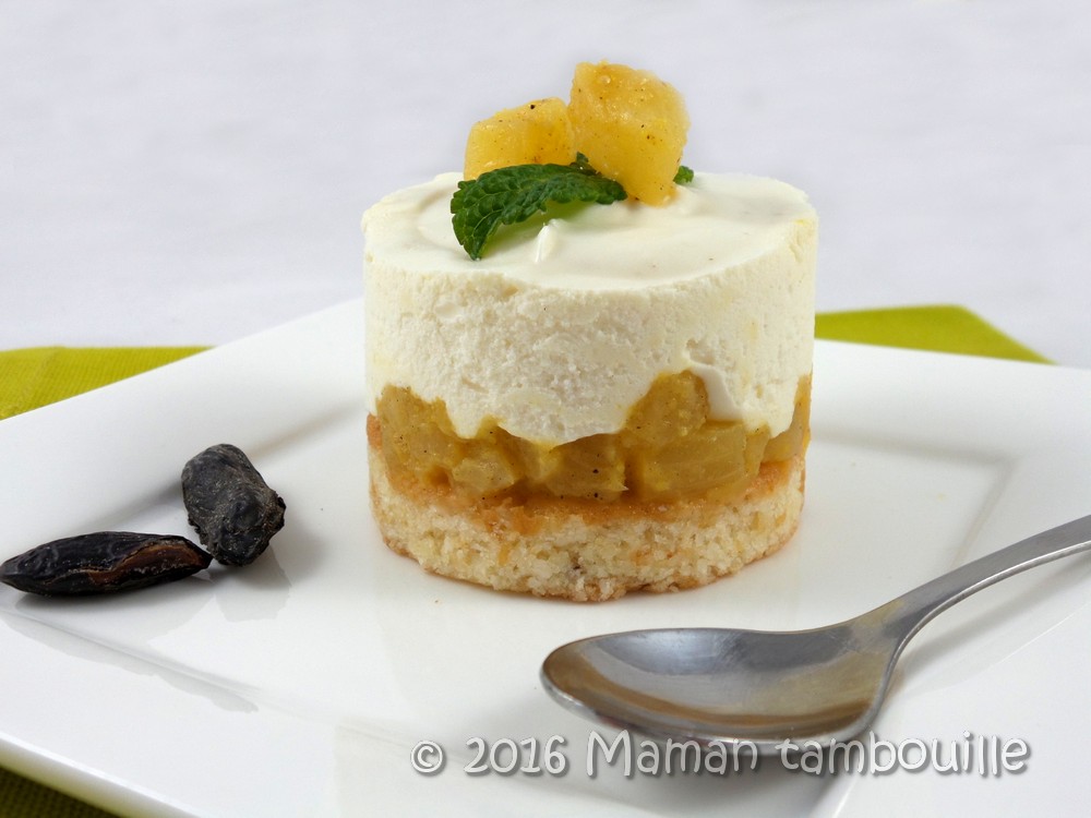 You are currently viewing L’exotique ananas, financier coco, mousse ivoire tonka