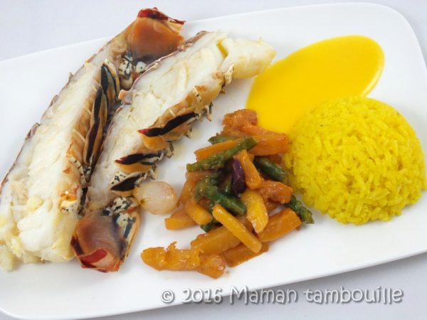 Langouste aux agrumes Maman Tambouille