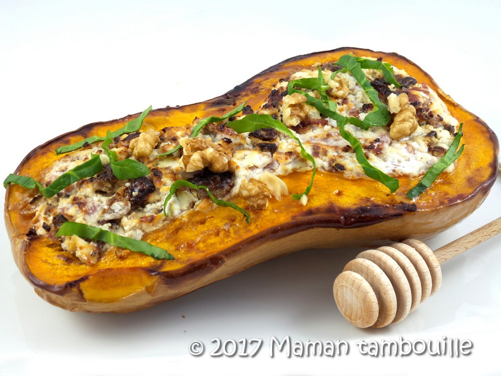 Butternut Farcie Au Chèvre Maman Tambouille