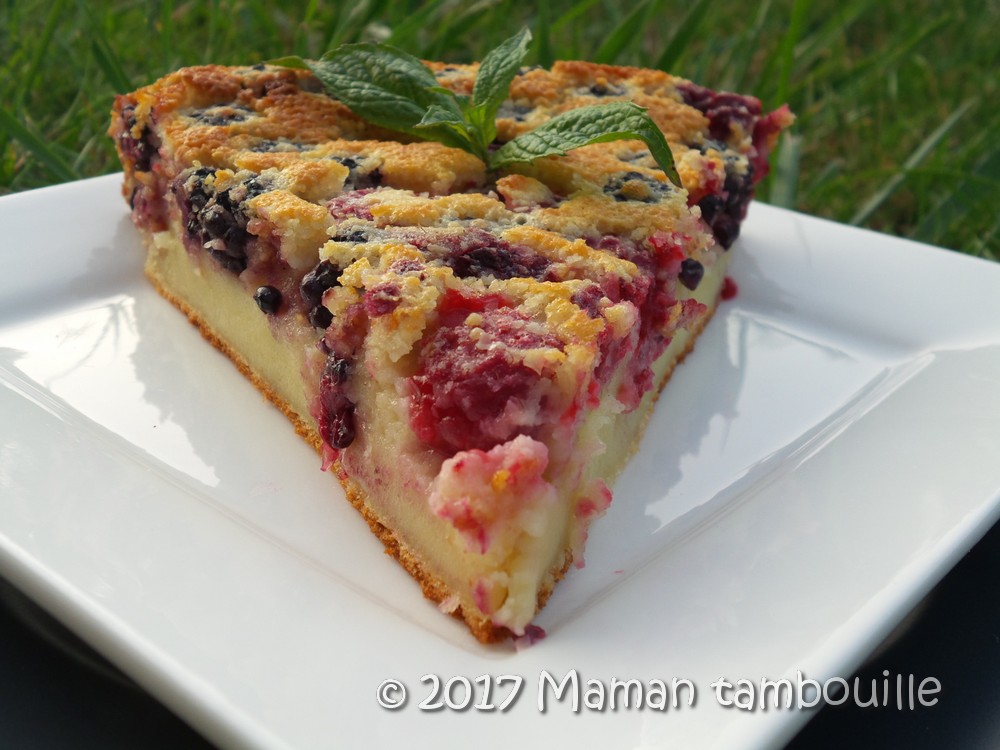 You are currently viewing Clafoutis aux mûres et framboises