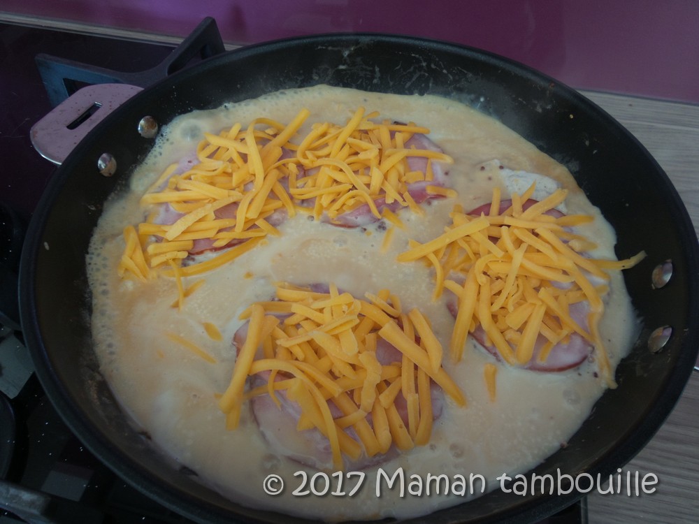 Côtes de porc moutarde et cheddar Maman Tambouille