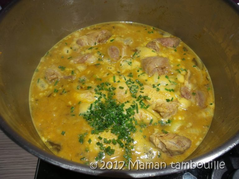 Sauté de porc au curry Maman Tambouille