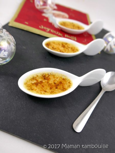 Crème brûlée au foie gras Maman Tambouille