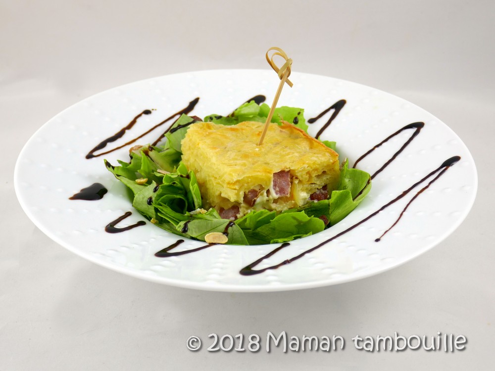 Gâteau de pomme de terre à la vache qui rit Maman Tambouille