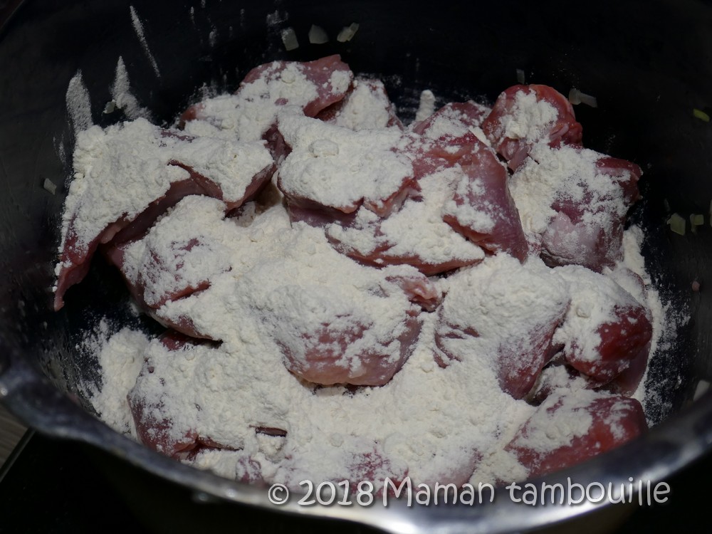 Sauté de porc au cidre Maman Tambouille