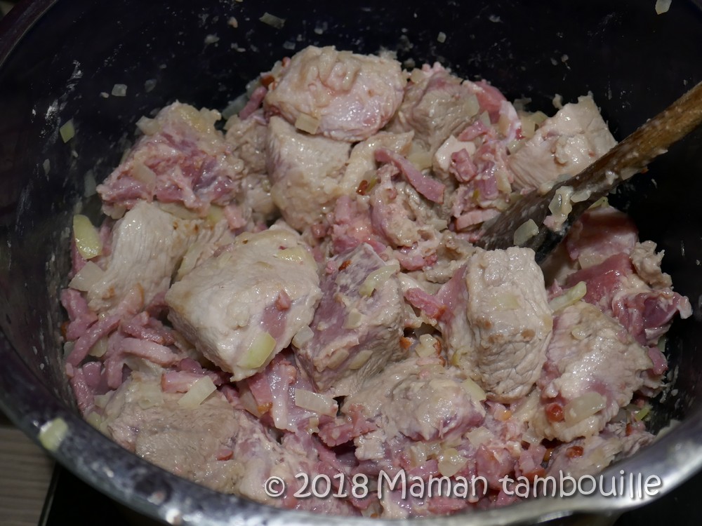 Sauté de porc au cidre Maman Tambouille
