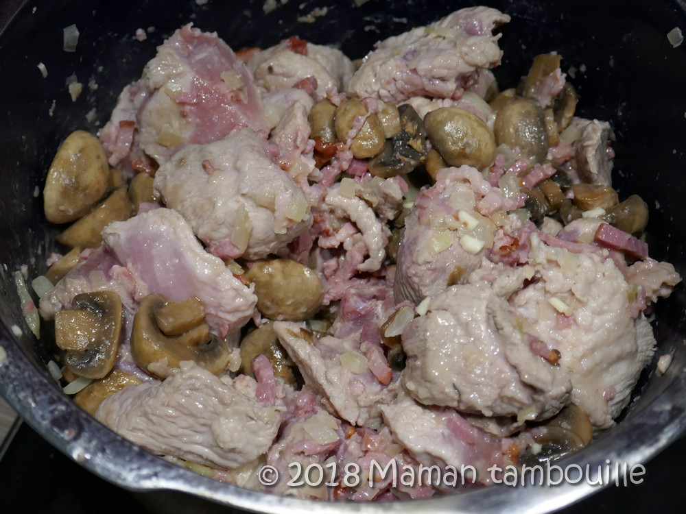 Sauté de porc au cidre Maman Tambouille