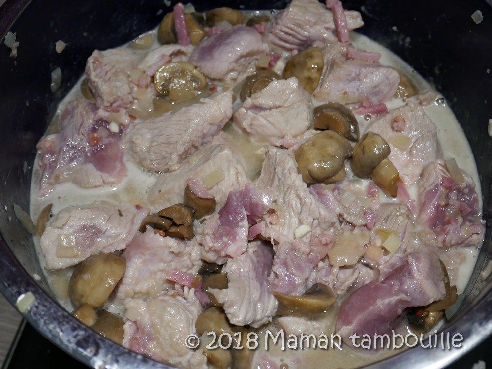 Sauté de porc au cidre Maman Tambouille