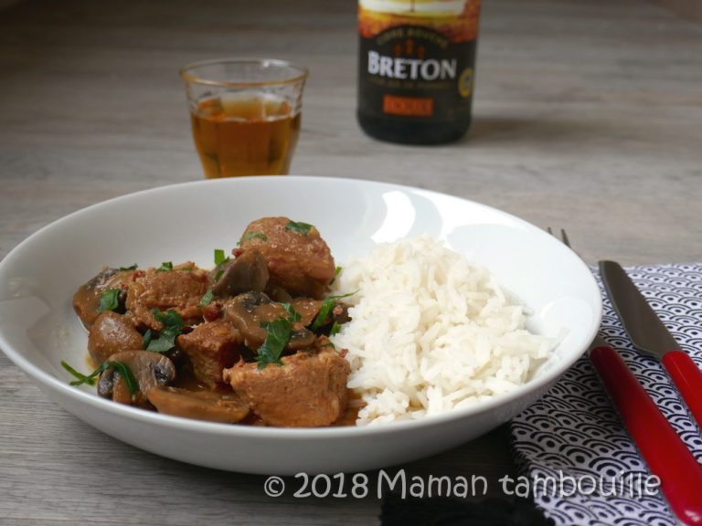 Sauté de porc au cidre Maman Tambouille