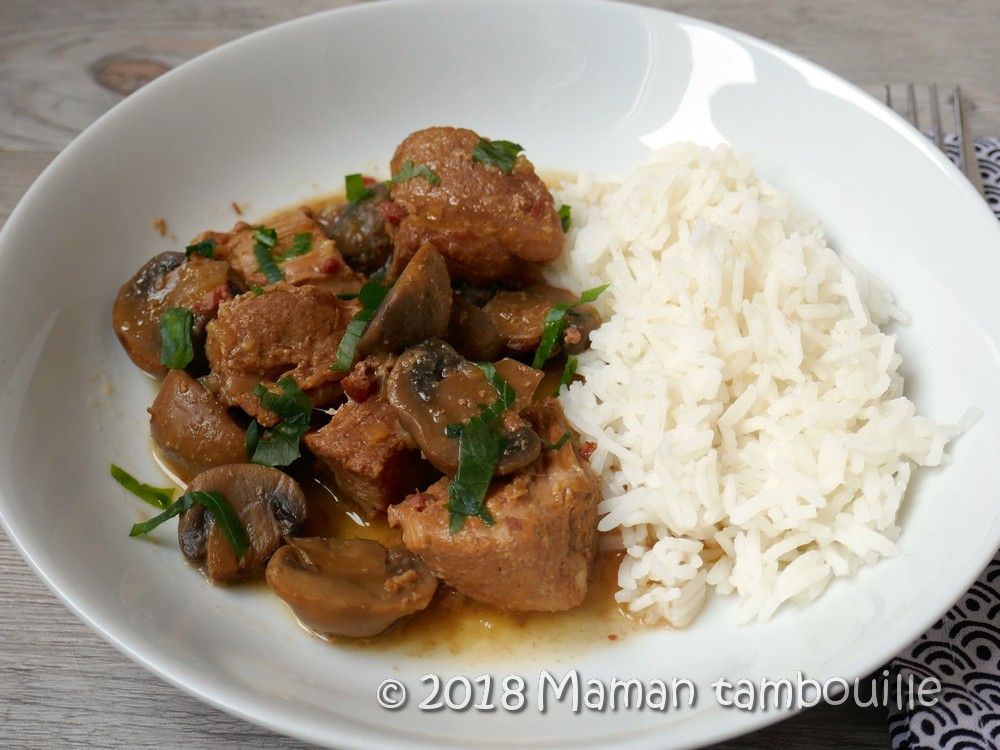 Sauté de porc au cidre Maman Tambouille